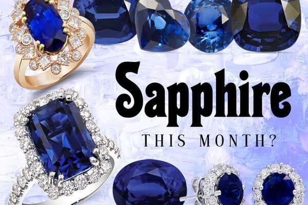 Sapphire hot sale and diamond