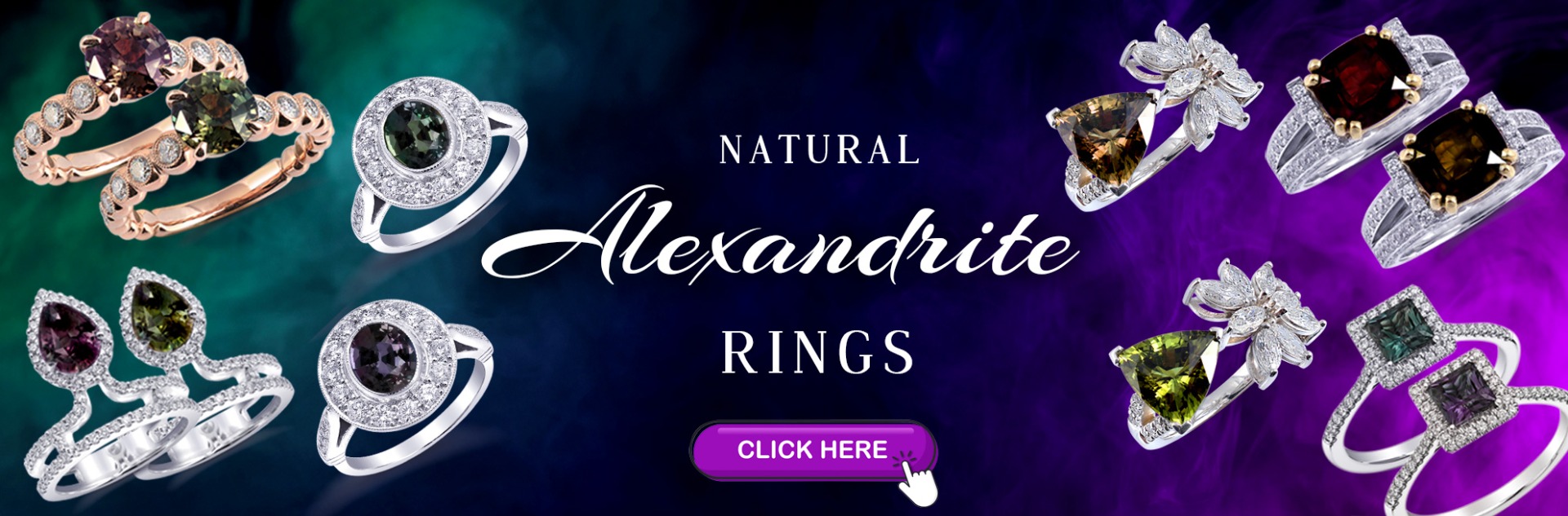 Alexandrite Rings